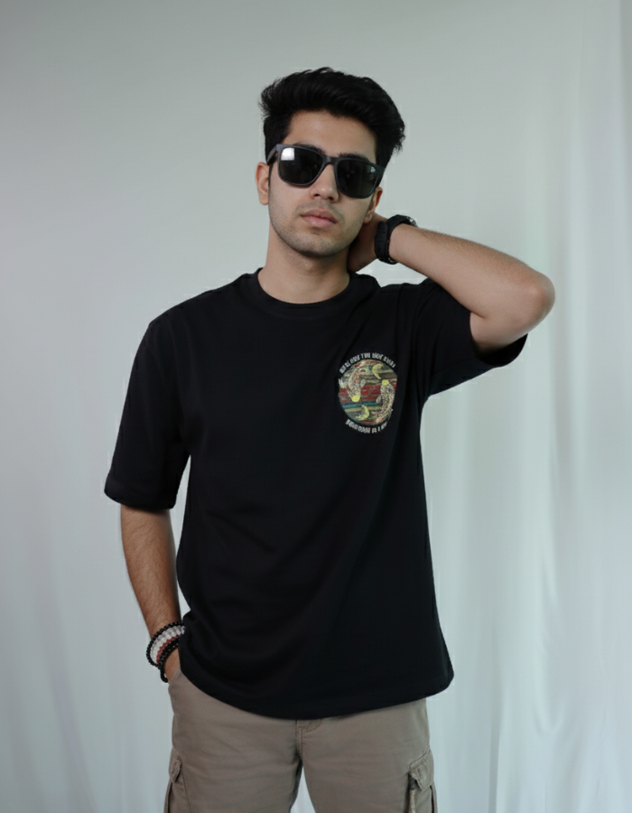 Pink Floyd - Oversized Black T-shirt