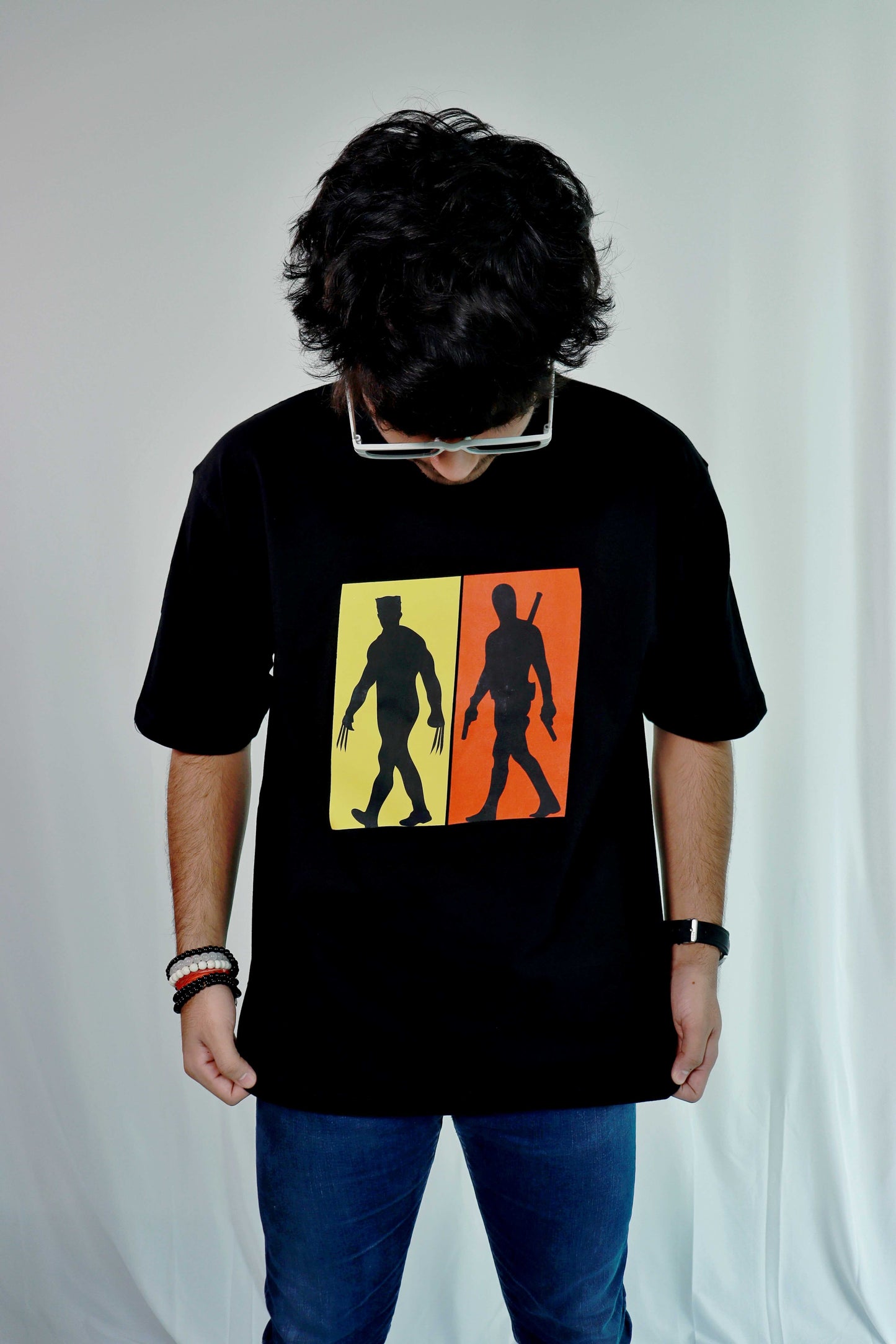 Deadpool and Wolverine - Oversized Black T-shirt