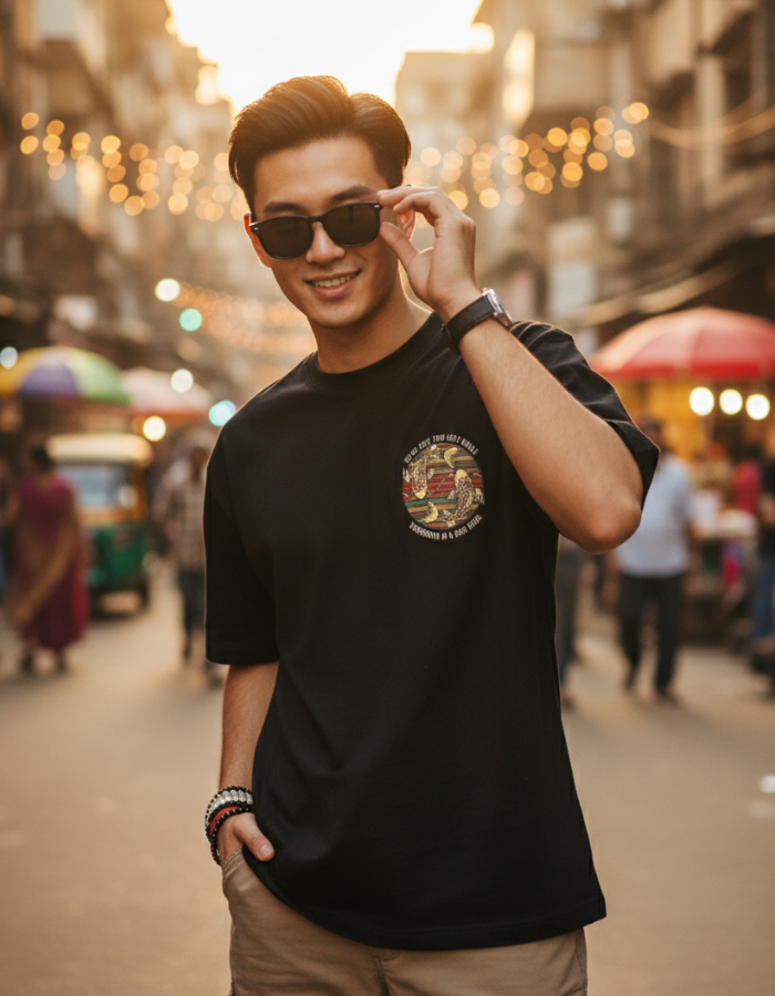 Pink Floyd - Oversized Black T-shirt