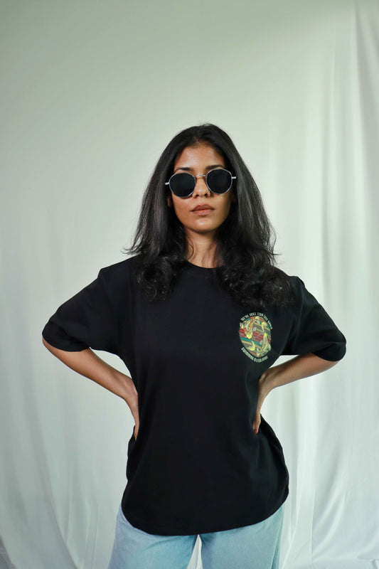 Pink Floyd - Women Oversized Black T-shirt