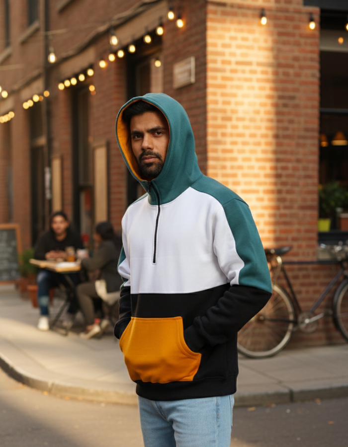 men hoodies multicoloured